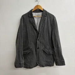Jungle Storm Vintage Striped Blazer Jacket (XL)