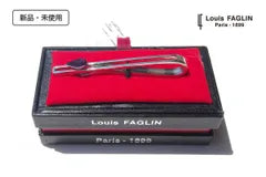 New LOUIS FAGLIN Teardrop type purple crystal tie pin Cavalier Cavalier series Made in France