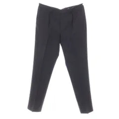 Emporio Armani Wool Glen Check Dress Slacks Pants Dark Navy
