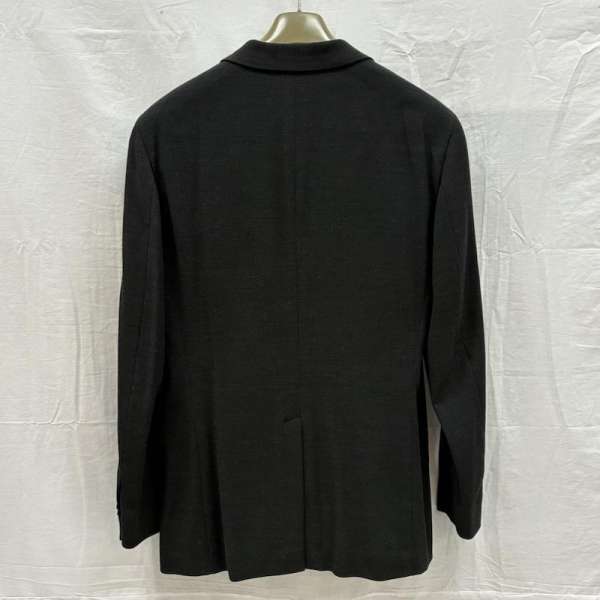 Emporio Armani 3 Button Rayon Nylon Wool Stretch Tailored Jacket 2 Tuck Slacks Setup Suit Men's 50 ISItems 50156851
