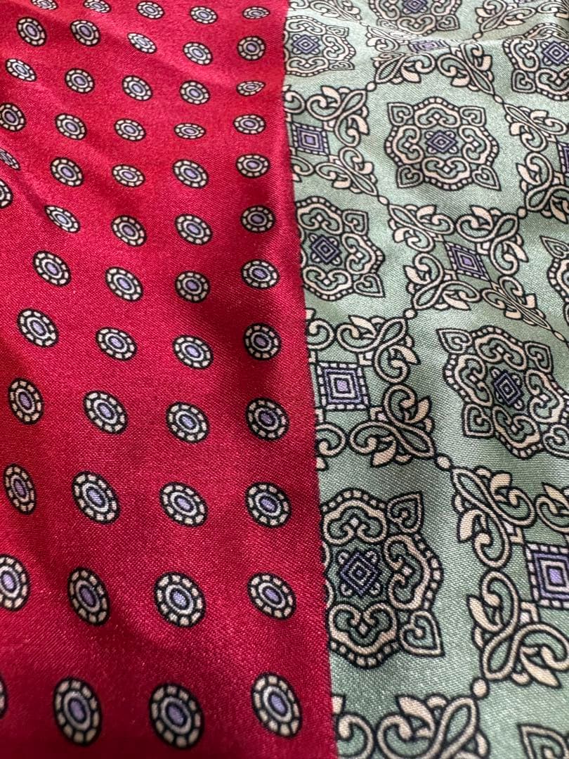 Luxury KIMIJIMA COLLECTION Silk Pocket Square Scarf