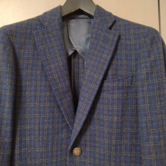 "Unused" HILTON x Ring Jacket S Navy Check