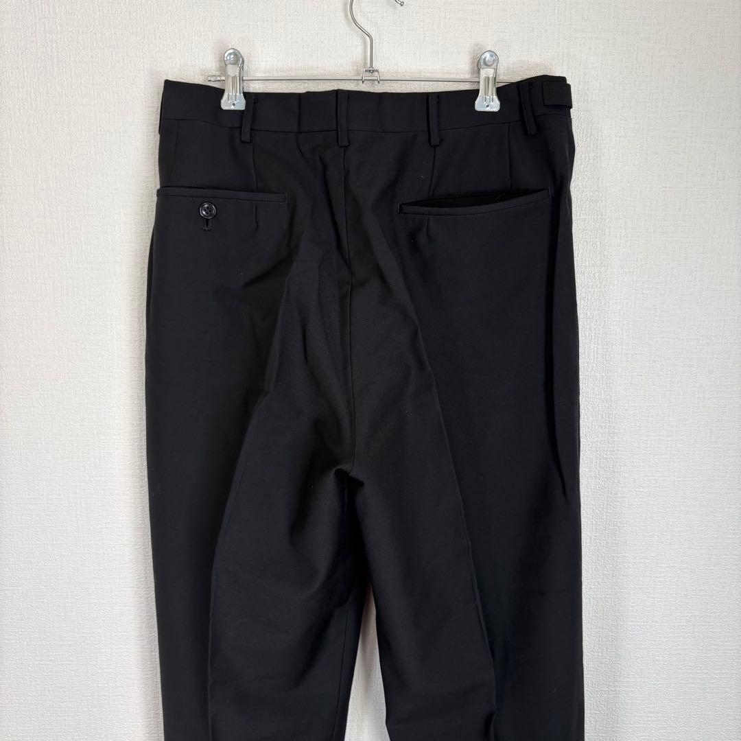 Vintage Sanyo Shokai Double Setup Black Wool Retro 90s