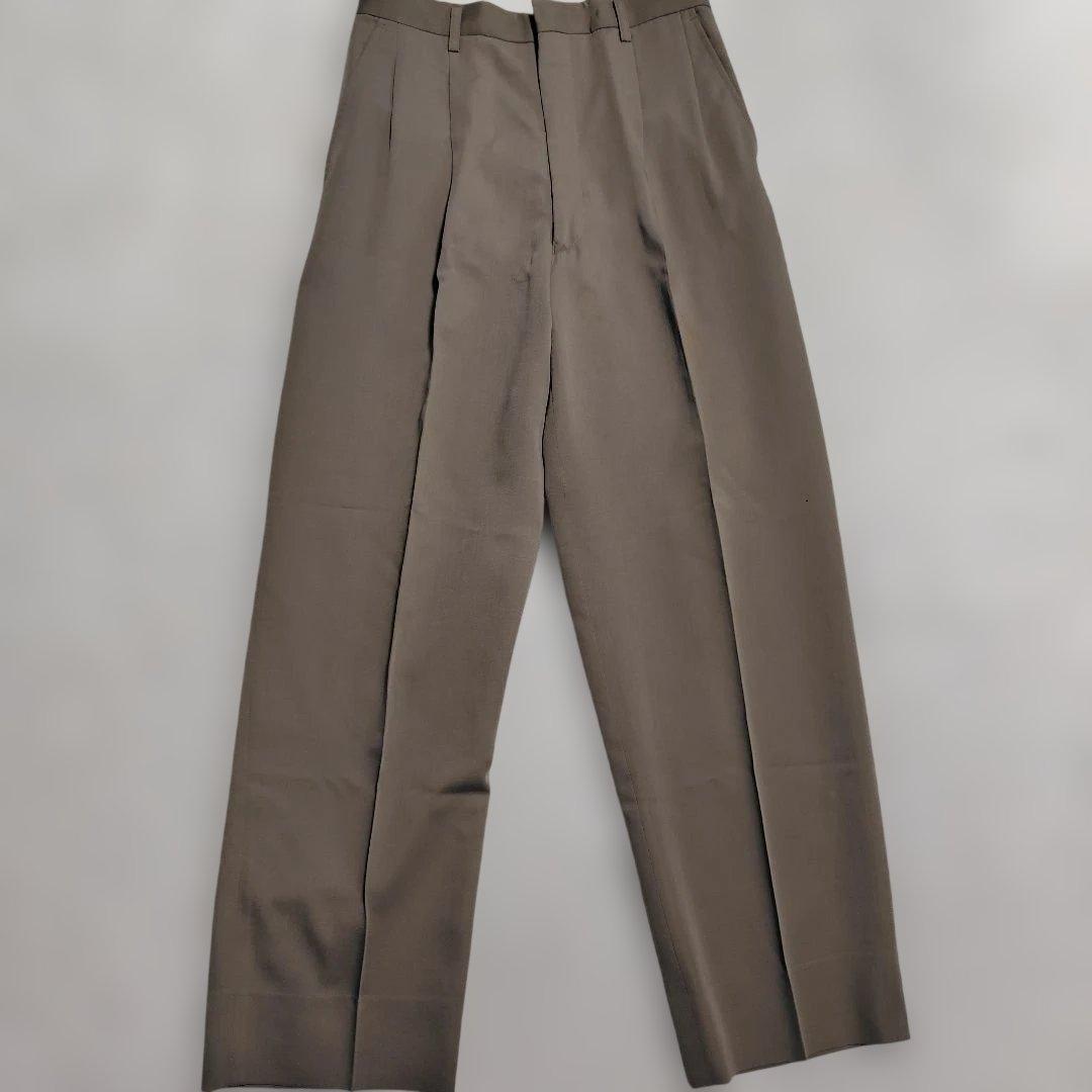 90S Japan Vintage Beige Green Double Breasted Suit Masaki Suda