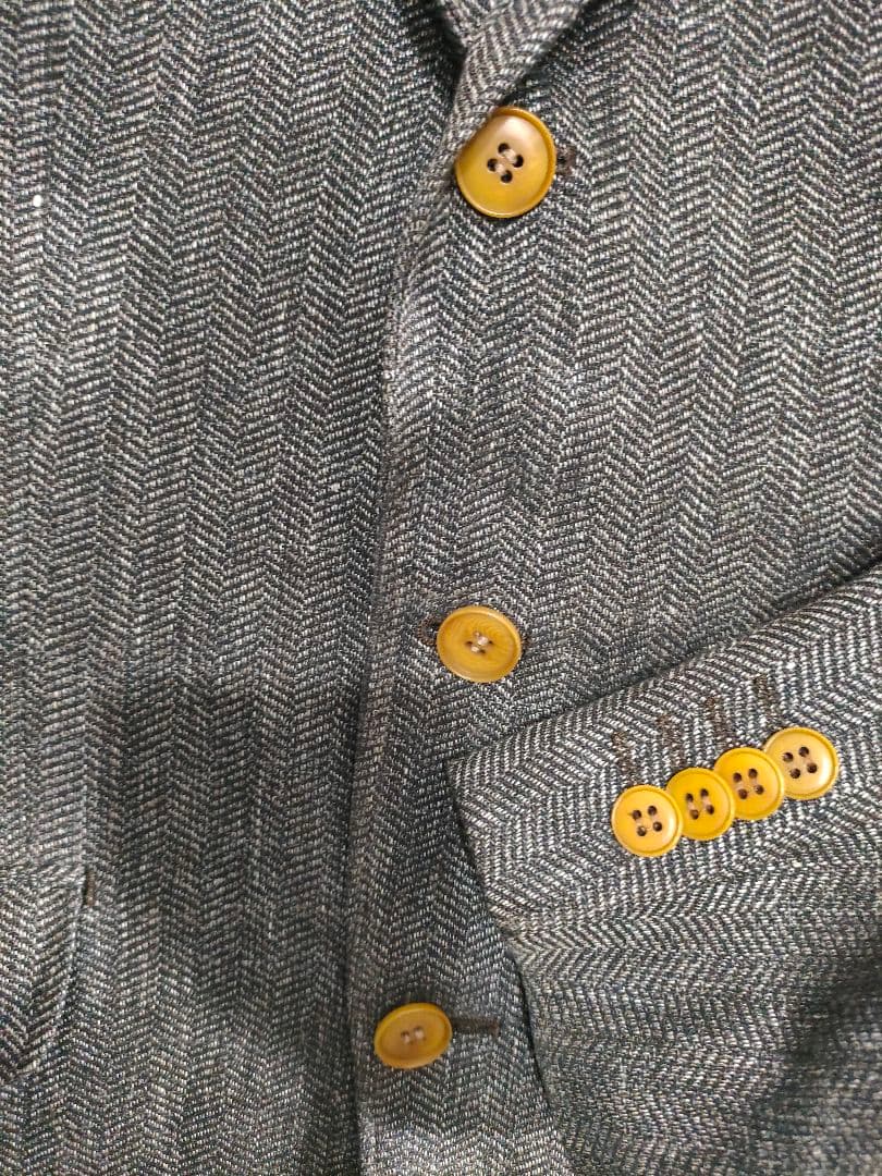 Rare 2021s✦Italian fabric ANGELICO×SADA linen wool blend jacket