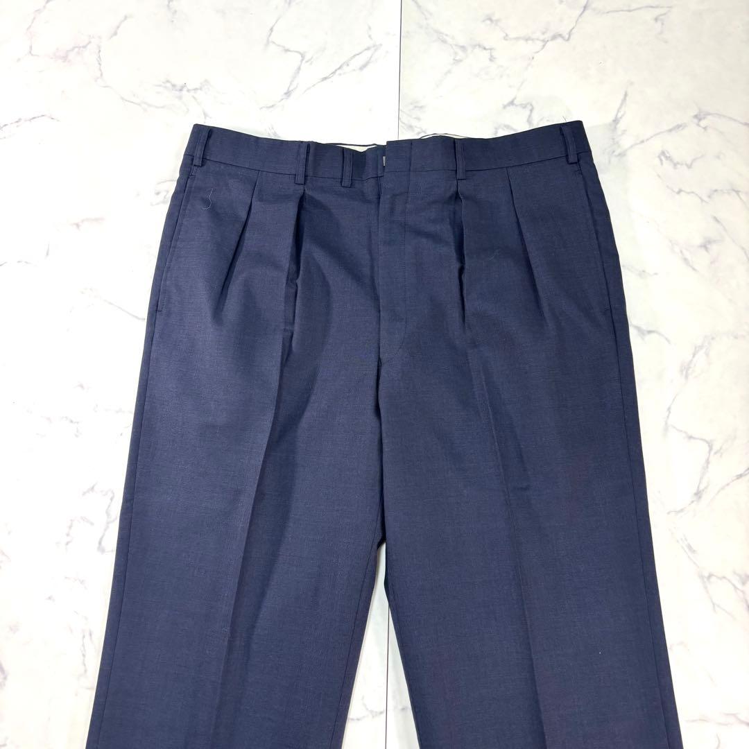 BURBERRY Peak Lapel Double Breasted Suit Navy Size M