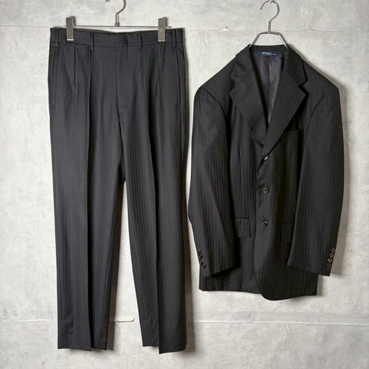 90s Ralph Lauren 2B striped suit PM213