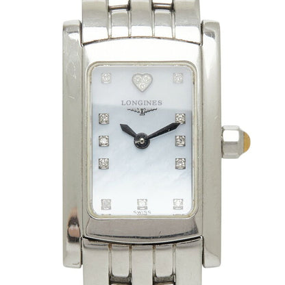 Japanese Vintage Watch | Longines Dolce Vita 14P Diamond Index Watch L5.158.4 Quartz Blue Dial Stainless Steel Ladies LONGINES [Used]