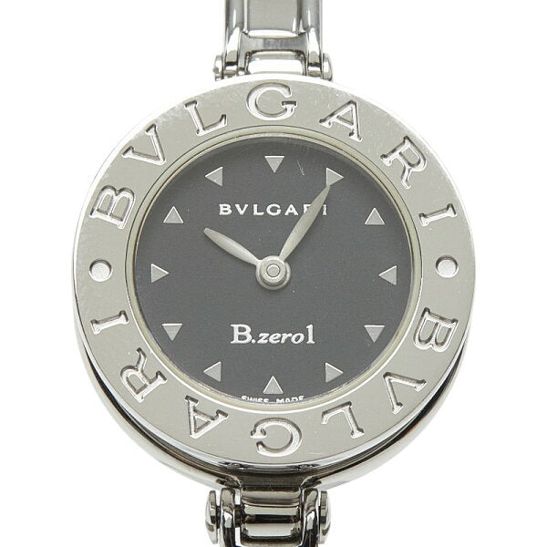 Japanese Vintage Watch | Bvlgari B Zero One Bangle Watch Wristwatch BZ22S Quartz Black Dial Stainless Steel Ladies BVLGARI [Used]