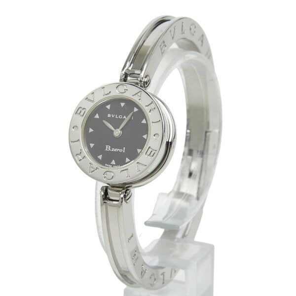 Japanese Vintage Watch | Bvlgari B Zero One Bangle Watch Wristwatch BZ22S Quartz Black Dial Stainless Steel Ladies BVLGARI [Used]