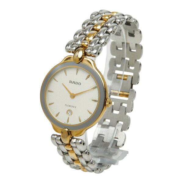Japanese Vintage Watch | Rado Florence Watch Quartz Silver Dial Plated Metal GP Ladies RADO [Used]
