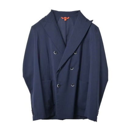 Vintage Barena Mens Double Breasted Suit Wool Japan | BARENA Tropical Wool Double Setup Jacket Pants 48/48 Navy BARENA [Used]