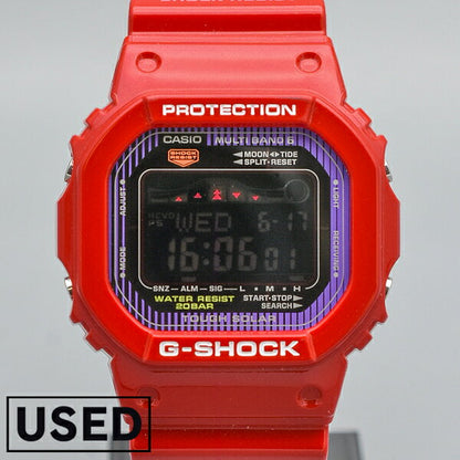 Japanese Vintage Watch | [Used] Casio CASIO G-SHOCK G-LIDE 6-station radio solar watch worldwide with tide graph & moon data GWX-5600C-4JF [Genuine] Men's wristwatch GWX5600C4JF