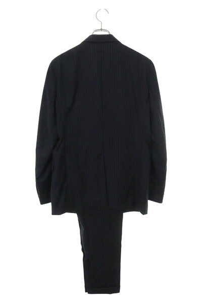 Vintage Double Breasted Suit Wool Japan | DSQUARED2 Size: 46 S74FT0316 S74FT0316 Setup striped double jacket pants suit (Navy) [107062] [BS99] [Men's] [Used] bb33#rinkan*B