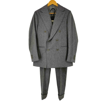 Vintage Double Breasted Suit Wool Japan | [Used] Used Frugi USED Clothes {{Stile Latino}} Made in Italy Wool Double Breasted Tailored Jacket Suit Setup Men's 46