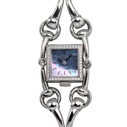 Japanese Vintage Watch | [Get great deals with coupons and get more points] GUCCI Signoria 116.5 Women's Quartz Diamond Bezel Shell Dial YA116519 Battery Replaced & Polished [Used]