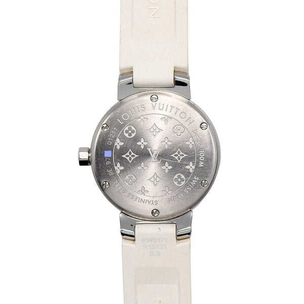 Japanese Vintage Watch | [Great deals with coupons x more points] Louis Vuitton LOUISVUITTON Tambour 28MM Women's Quartz SS/White Rubber Q1211 Polished [Used]
