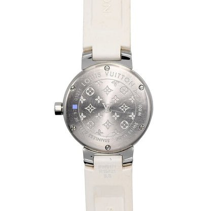 Japanese Vintage Watch | [Great deals with coupons x more points] Louis Vuitton LOUISVUITTON Tambour 28MM Women's Quartz SS/White Rubber Q1211 Polished [Used]