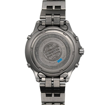 Japanese Vintage Watch | [Get great deals with coupons x get more points] SEIKO Prospec Landmaster Summitter Men's Quartz 7K32-0A10 Date Multifunctional Titanium Black SBCN003 [Used]