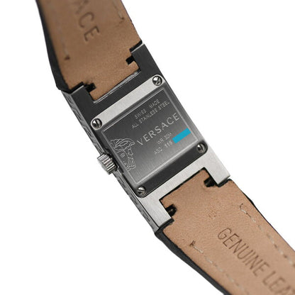 Japanese Vintage Watch | [Get great deals with coupons and get more points] New Arrival Versace Versace Rectangular Women's Quartz SS Leather White Dial ASQ115 [Used]