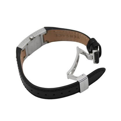 Japanese Vintage Watch | [Get great deals with coupons and get more points] New Arrival Versace Versace Rectangular Women's Quartz SS Leather White Dial ASQ115 [Used]