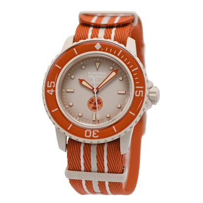 Japanese Vintage Watch | [Save money with coupons x Get more points] Blancpain x Swatch Bioceramic Scuba Fifty Fathom Arctic Ocean Automatic volume S035N100 Like new [Used]