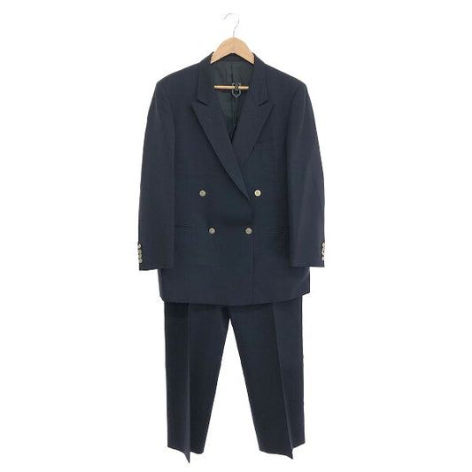 Vintage Burberry Double Breasted Suit Wool Japan | Burberry's Burberry's Suit Setup Double/Horse Logo Gold Button/Wool Navy Men's [Used]