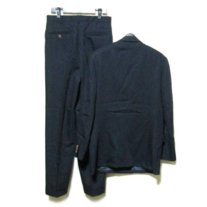 Vintage TAKEO KIKUCHI Vintage Takeo Kikuchi "2" Double Breath Setup Suit (Navy Navy Bubble) 125529