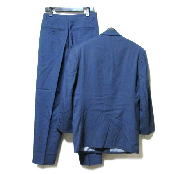 Vintage ATELIER SAB for men "M" double breath setup suit (navy navy classic box silhouette avant-garde bubble) 132782