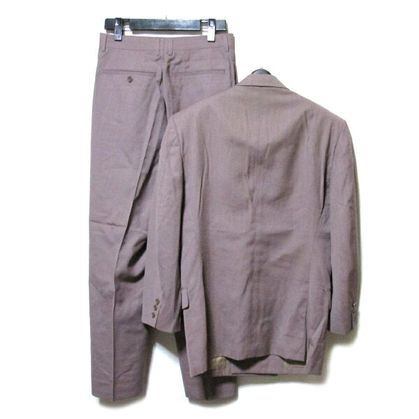 Vintage ATELIER SAB for men "S" double breath setup suit (pink purple classic box silhouette avant-garde bubble) 132789