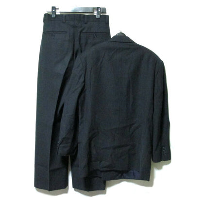 Vintage BIGLIDUE "44" Double Breasted Setup Suit Navy Pinstripe Men's | Luxurious Tailoring from the Leica Era (Navy Pinstripe Men's | Luxurious Tailoring from the Leica Era Garment Case Included) 139267 [Used]