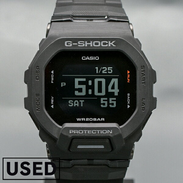 Japanese Vintage Watch | [Used] Casio CASIO G-SHOCK G-SQUAD G-Shock Smart Watch Black GBD2001JF bluetooth All Black Square GBD-200-1JF Men's Watch Clock