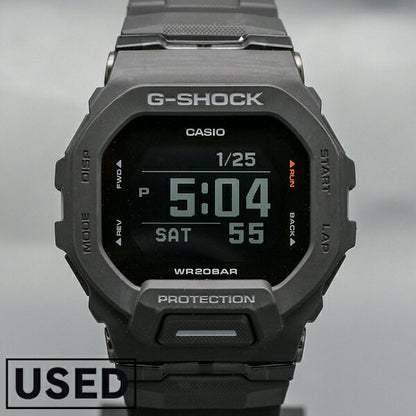 Japanese Vintage Watch | [Used] Casio CASIO G-SHOCK G-SQUAD G-Shock Smart Watch Black GBD2001JF bluetooth All Black Square GBD-200-1JF Men's Watch Clock