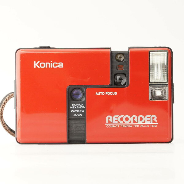 Japan Find | Konica Auto Focus Recorder Recorder Red Hexanon 24mm F4