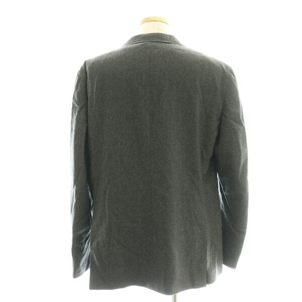 United Arrows UNITED ARROWS Gray Flannel 6 Button Double Suit Jacket Pants 54 Dark Gray /DF ■OS Men's [Vector Old Clothes] 260121