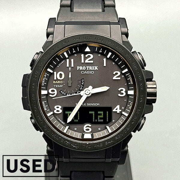 Japanese Vintage Watch | [Used] Casio CASIO PROTRECK Climber Line PRW-51FC-1JF Men's Radio Watch Tough Solar Outdoor PRW51FC1JF Biomass Plastic Watch Clock