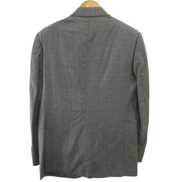 Vintage Beams Double Breasted Suit Wool Japan | [Used] BEAMS Suit Setup Formal Wool 48S Gray Mixed Long Sleeves 3 Buttons Double Hem /AY ■ECD001 Men's [Vector Old Clothes] 260415
