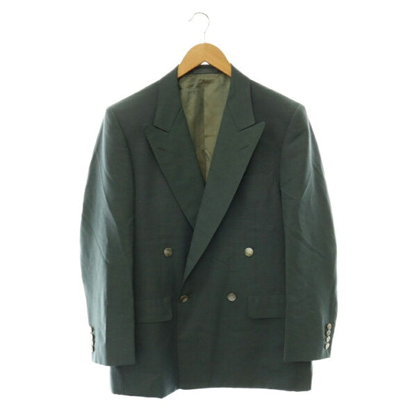 Burberry Double Breasted Suit Wool Japan | [Used] Burberrys Vintage Suit Setup Tailored Jacket Double Pants Charcoal Gray /ES ■GY53 Men's [Vector Old Clothes] 260704