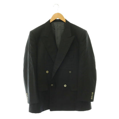 Burberry Double Breasted Suit Wool Japan | [Used] Burberrys Vintage Suit Setup Tailored Jacket Double Pants A5 Black /ES ■GY53 Men's [Vector Old Clothes] 260704