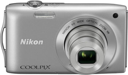 Japanese Vintage Camera | [Used] Nikon Digital Camera COOLPIX S3300 Crystal Silver S3300SL Our 30-day Warranty Popular Mirrorless SLR Interchangeable Lens Camera