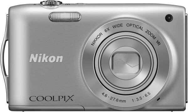 Japanese Vintage Camera | [Used] Nikon Digital Camera COOLPIX S3300 Crystal Silver S3300SL Our 30-day Warranty Popular Mirrorless SLR Interchangeable Lens Camera