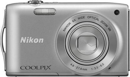 Japanese Vintage Camera | [Used] Nikon Digital Camera COOLPIX S3300 Crystal Silver S3300SL Our 30-day Warranty Popular Mirrorless SLR Interchangeable Lens Camera