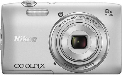 Japanese Vintage Camera | [Used] Nikon digital camera COOLPIX S3600 8x zoom 20.05 million pixels Crystal Silver S3600SL 30-day warranty at our store Popular mirrorless single-lens reflex camera with interchangeable lenses