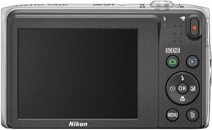Japanese Vintage Camera | [Used] Nikon digital camera COOLPIX S3600 8x zoom 20.05 million pixels Crystal Silver S3600SL 30-day warranty at our store Popular mirrorless single-lens reflex camera with interchangeable lenses