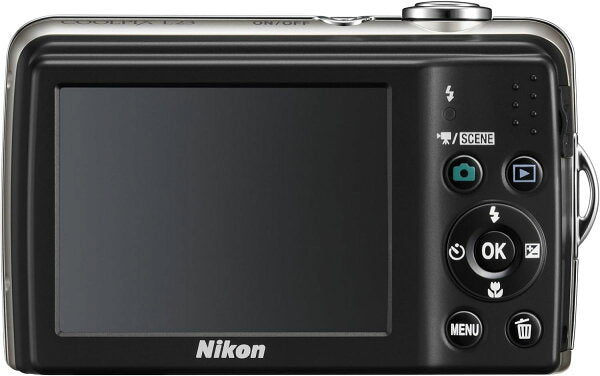 Japanese Vintage Camera | [Used] Nikon digital camera COOLPIX L23 Silver L23SL 10 million pixels, wide angle 28mm, 5x optical, 2.7-inch LCD, compatible with AA batteries, 30 days warranty from our store, popular mirrorless single-lens reflex camera with i