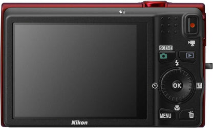 Japanese Vintage Camera | [Used] Nikon Digital Camera COOLPIX S6200 Brilliant Red S6200RD Our Store Warranty 30 Days Popular Mirrorless SLR Interchangeable Lens Camera