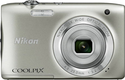 Japanese Vintage Camera | [Used] Nikon digital camera COOLPIX S2900 5x zoom 20.05 million pixels Silver S2900SL Our store warranty 30 days Popular mirrorless SLR interchangeable lens camera