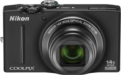 Japanese Vintage Camera | [Used] Nikon Digital Camera COOLPIX S8200 Noble Black S8200BK 30-day Warranty Popular Mirrorless SLR Interchangeable Lens Camera