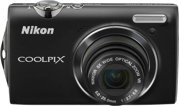 Japanese Vintage Camera | [Used] Nikon Digital Camera COOLPIX S5100 Smart Black S5100BK 12.2 Megapixels 5x Optical Zoom Wide Angle 28mm 2.7-inch LCD 30 Day Warranty Popular Mirrorless SLR Interchangeable Lens Camera