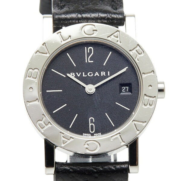 Japanese Vintage Watch | Bvlgari Bulgari Bvlgari Date Watch BB26SL Quartz Black Dial Stainless Steel Ladies BVLGARI [Used]